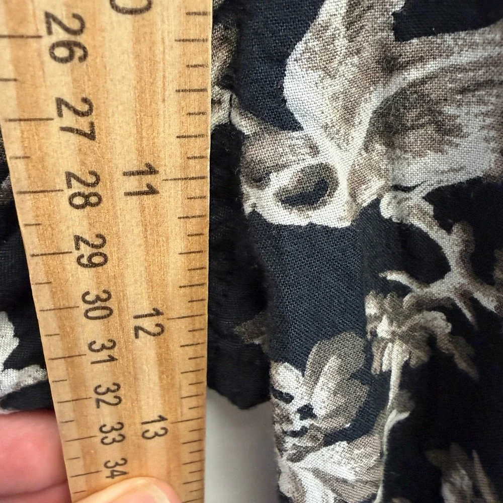 Abercrombie & Fitch Boho Floral Bird Jumpsuit Women Small Cottage Festival Chic